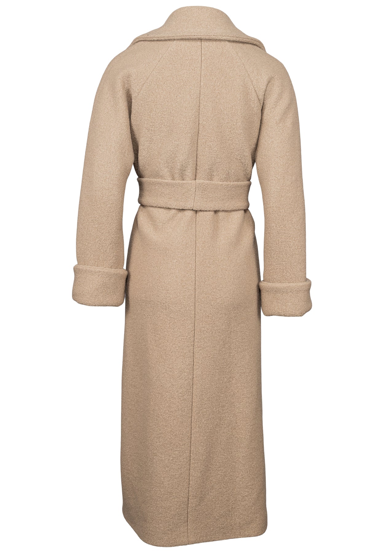 Wool Coat Long - Taupe
