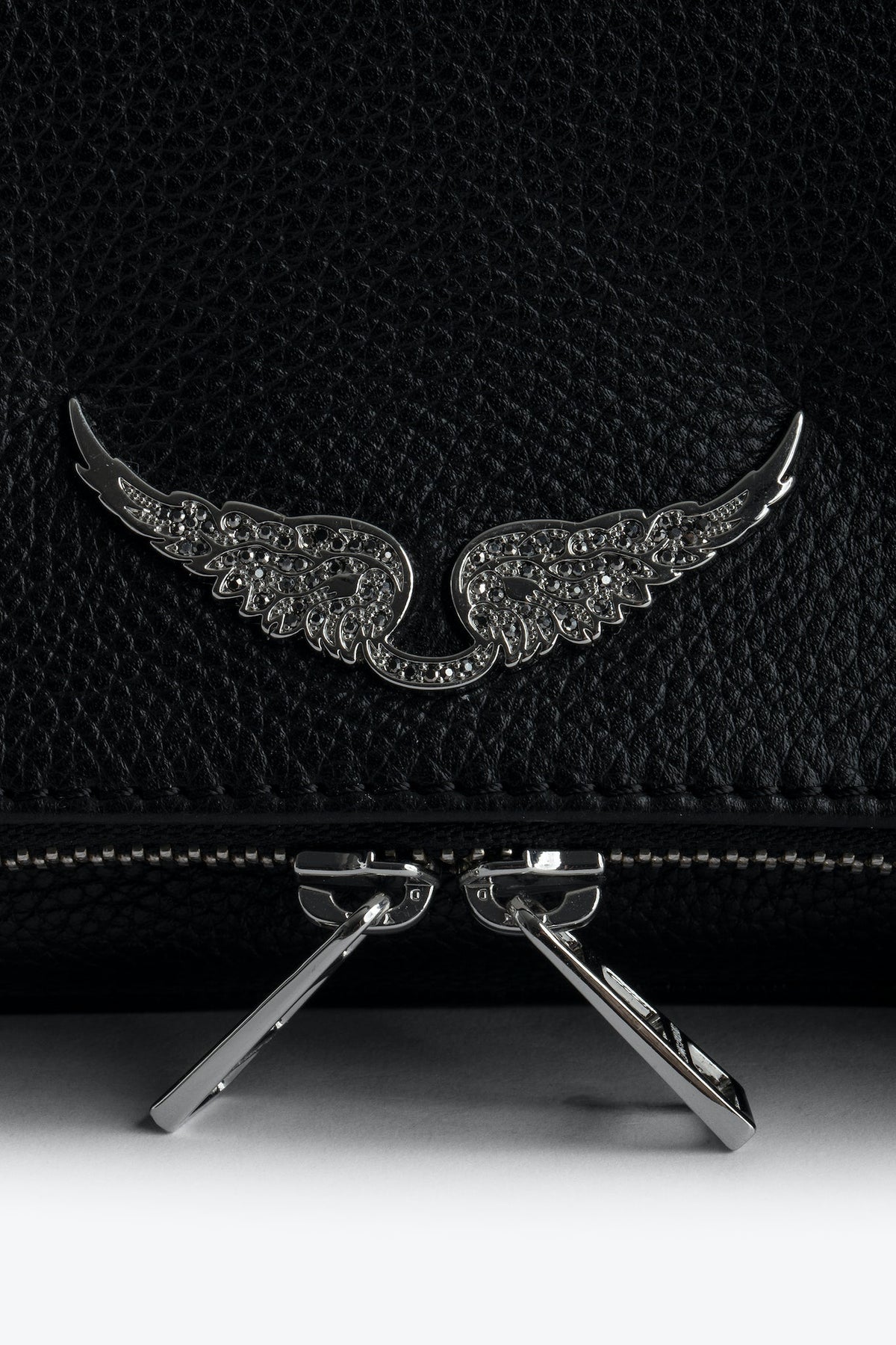 Zadig & Voltaire Rock Grained Leather - Svart