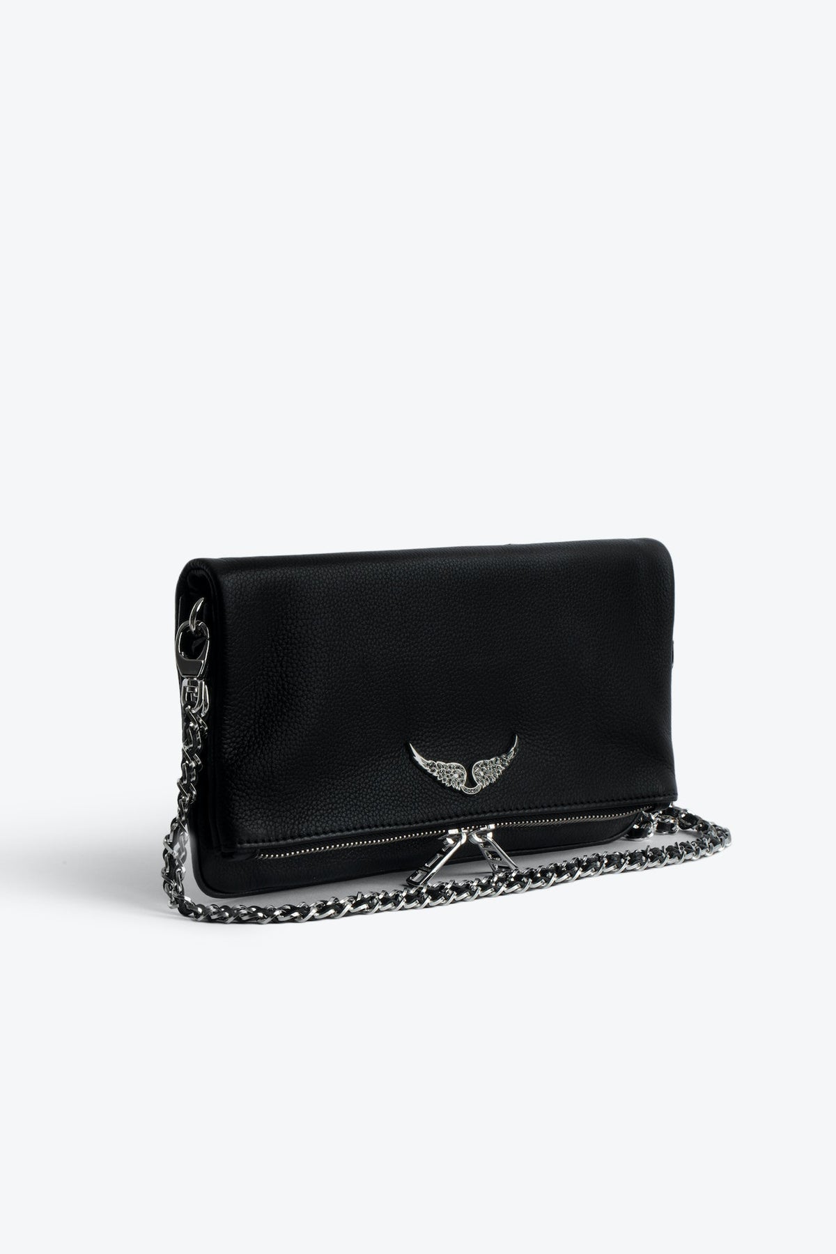 Zadig & Voltaire Rock Grained Leather - Svart