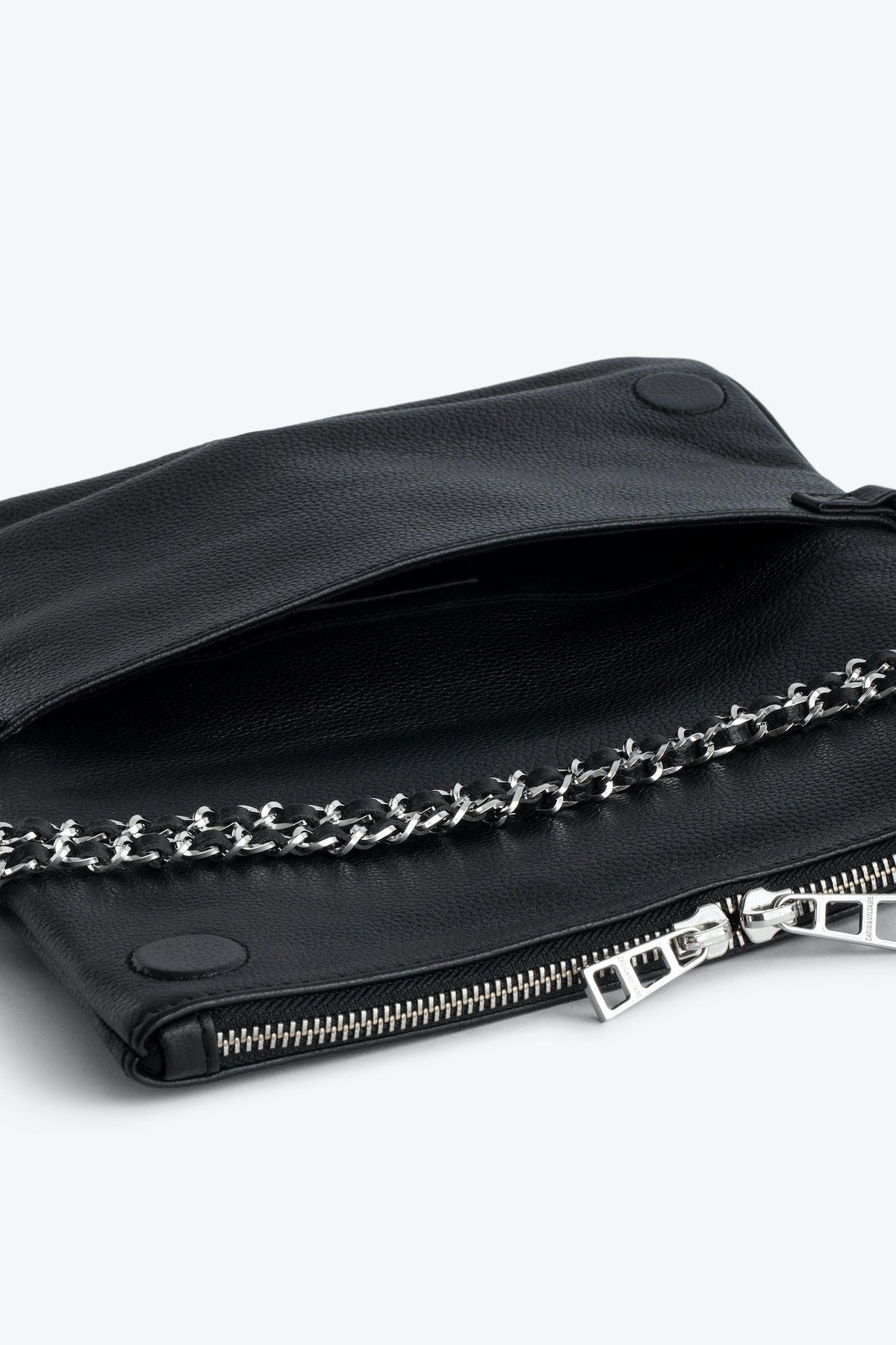 Zadig & Voltaire Rock Grained Leather - Svart