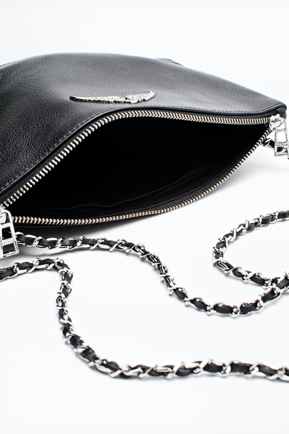 Zadig & Voltaire Rock Grained Leather - Svart