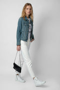 Zadig & Voltaire Rock Grained Leather - Svart