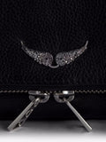 Zadig & Voltaire Rock Nano Grained Leather Väska - Svart