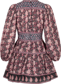Donna Print Long Sleeve Dress - Multi