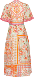 Maggie Long Linen Dress - Ivory