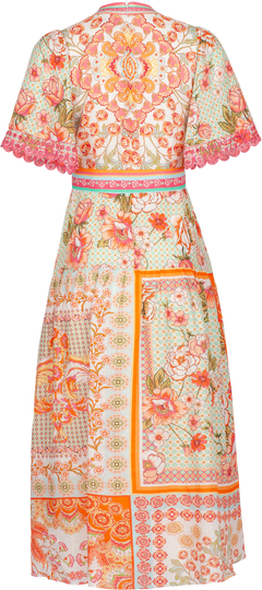 Maggie Long Linen Dress - Ivory