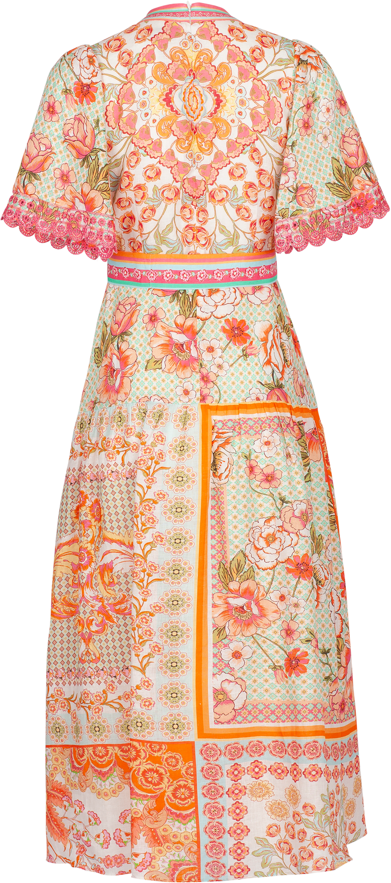 Maggie Long Linen Dress - Ivory