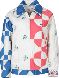 Tanya Patchwork Long Sleeve Jacket - Multi
