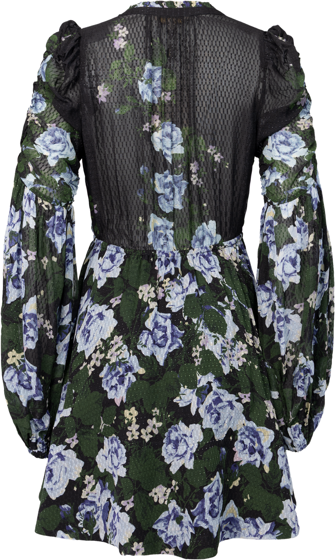 Georgette V-Neck Dress - Amadora