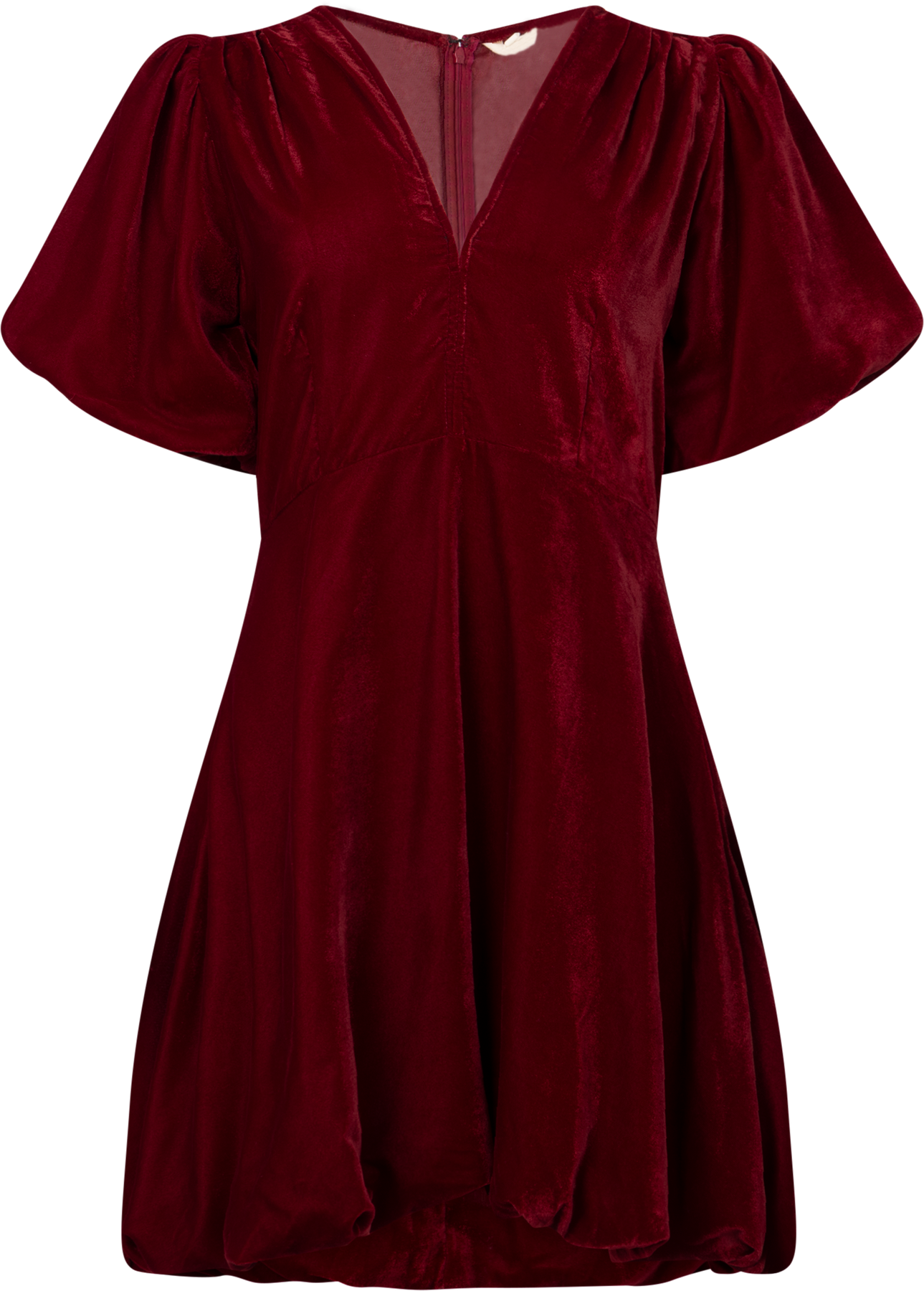 Blake Klänning - Velvet Bordeaux