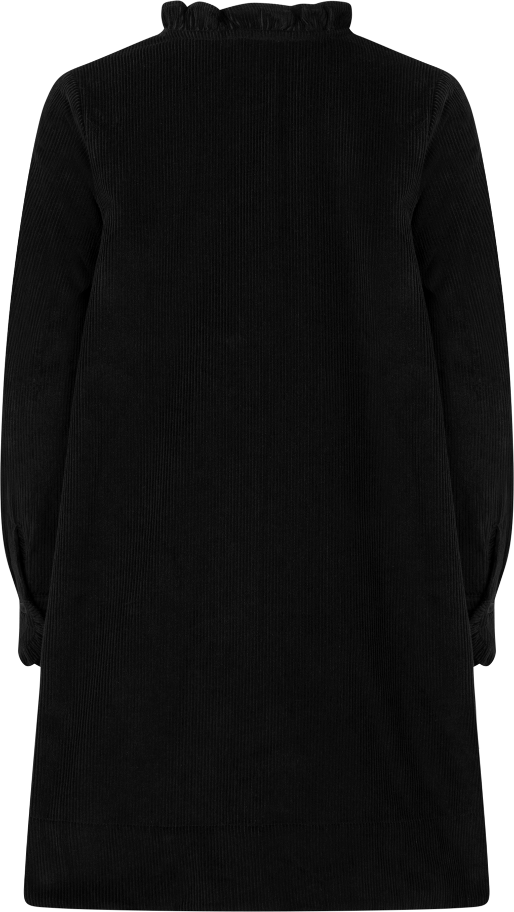 Cord Coat Dress - Svart