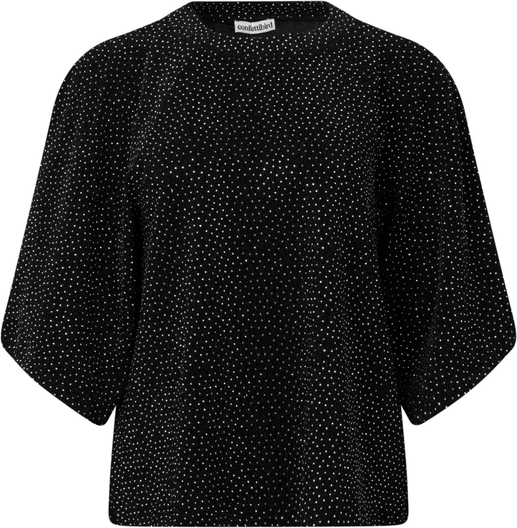 Stardust Top - Svart & Silver