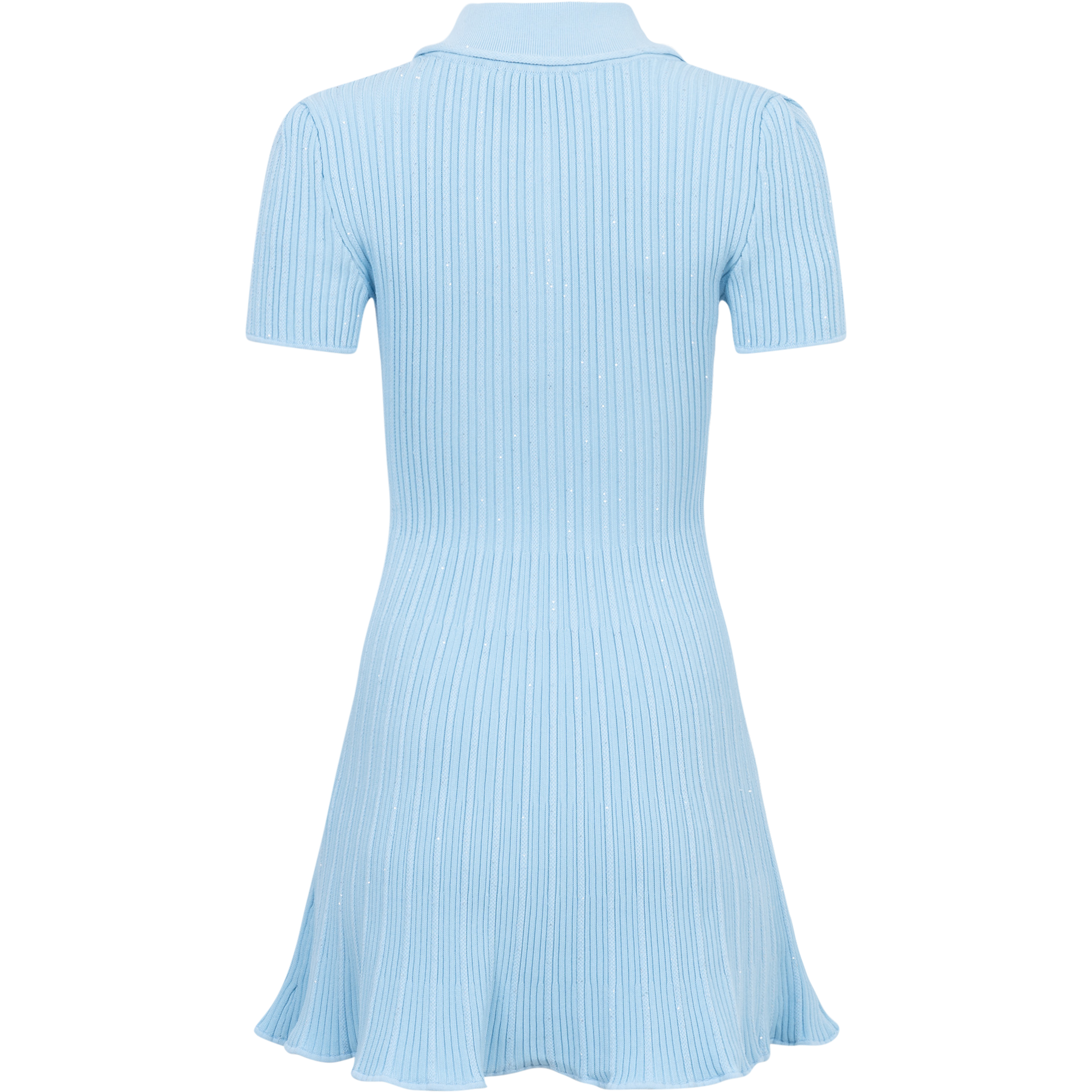 Sequin Knit Mini Dress - Blue