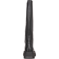 Katiuska Leather High Boot - Black