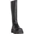 Katiuska Leather High Boot - Black