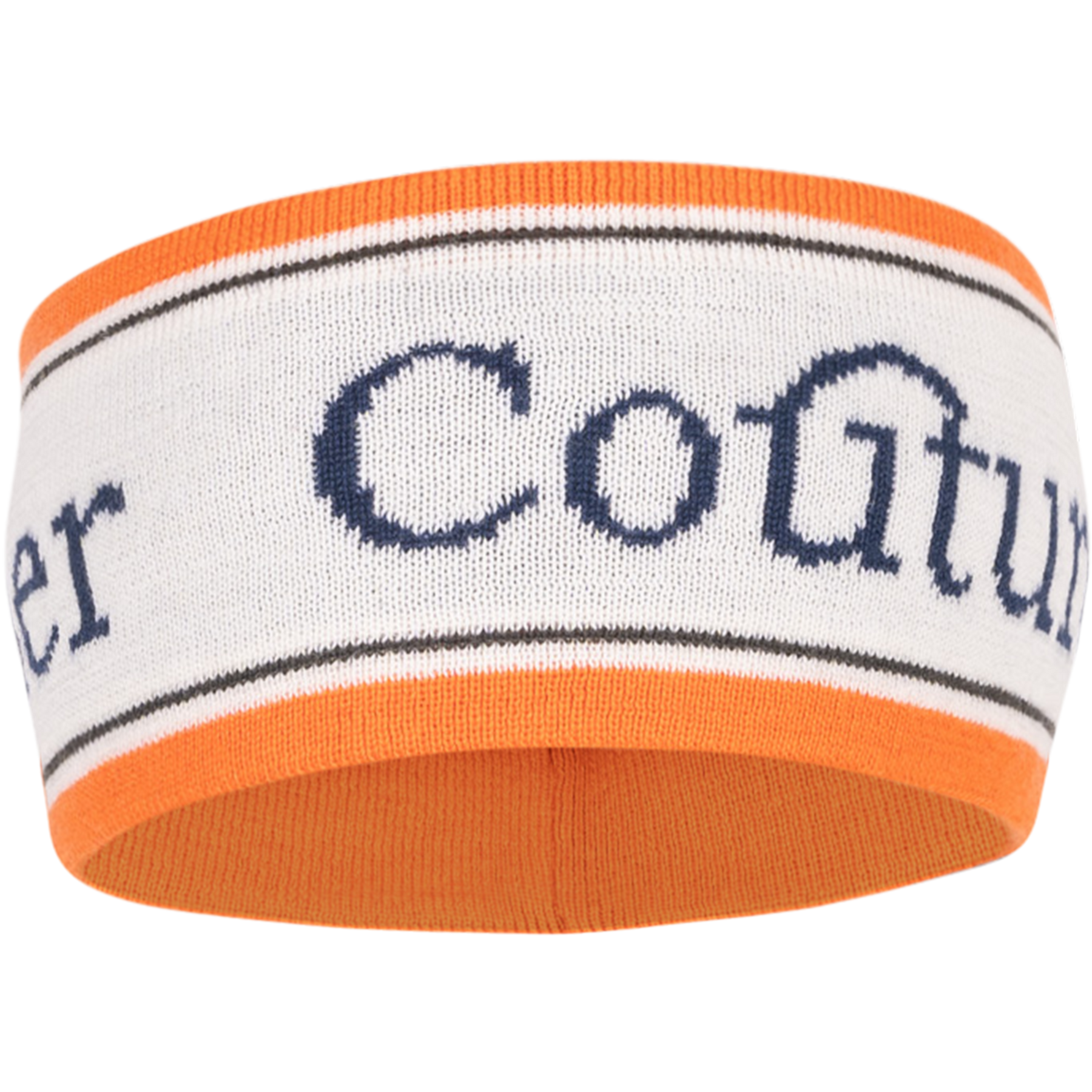Head Band Logo - Orange/ White