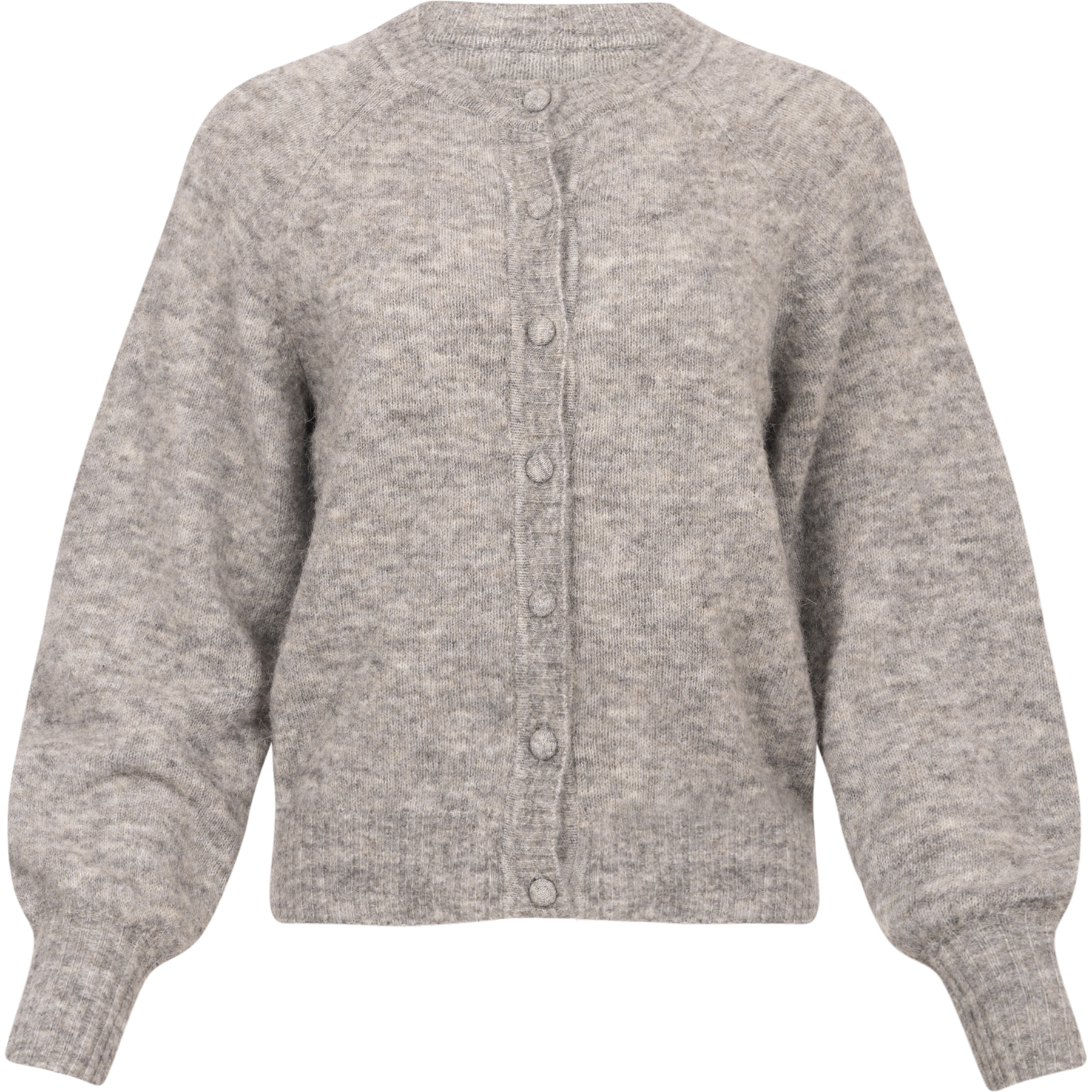 Zasha Hope Cardigan - Medium Grey Melange