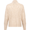 Lessine Hope Zip Cardigan - Oatmeal Melange