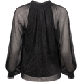Nora Blouse Lurex Crinkle - Black