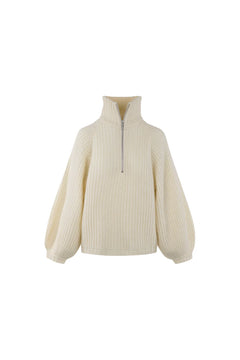 Lova Half-Zip - Cream
