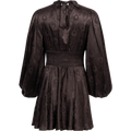 Jacquard Mini Dress - Black