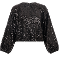 Sif Sequins Blouse - Black