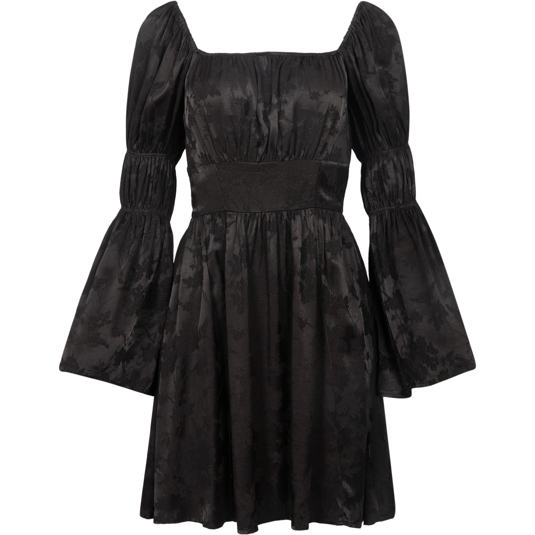 Frig Jacquard Dress - Black