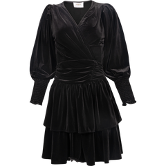Jade Velvet Dress - Black