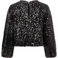 Sif Sequins Blouse - Black