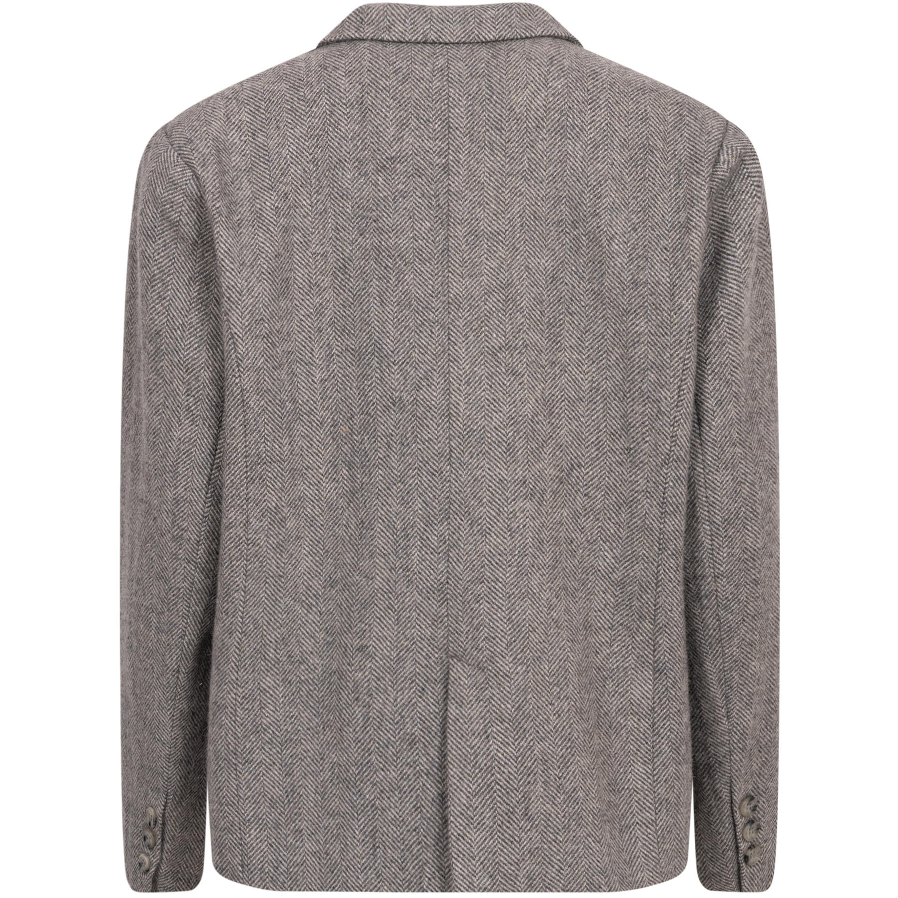 Mya Herringbone Blazer - Light Grey