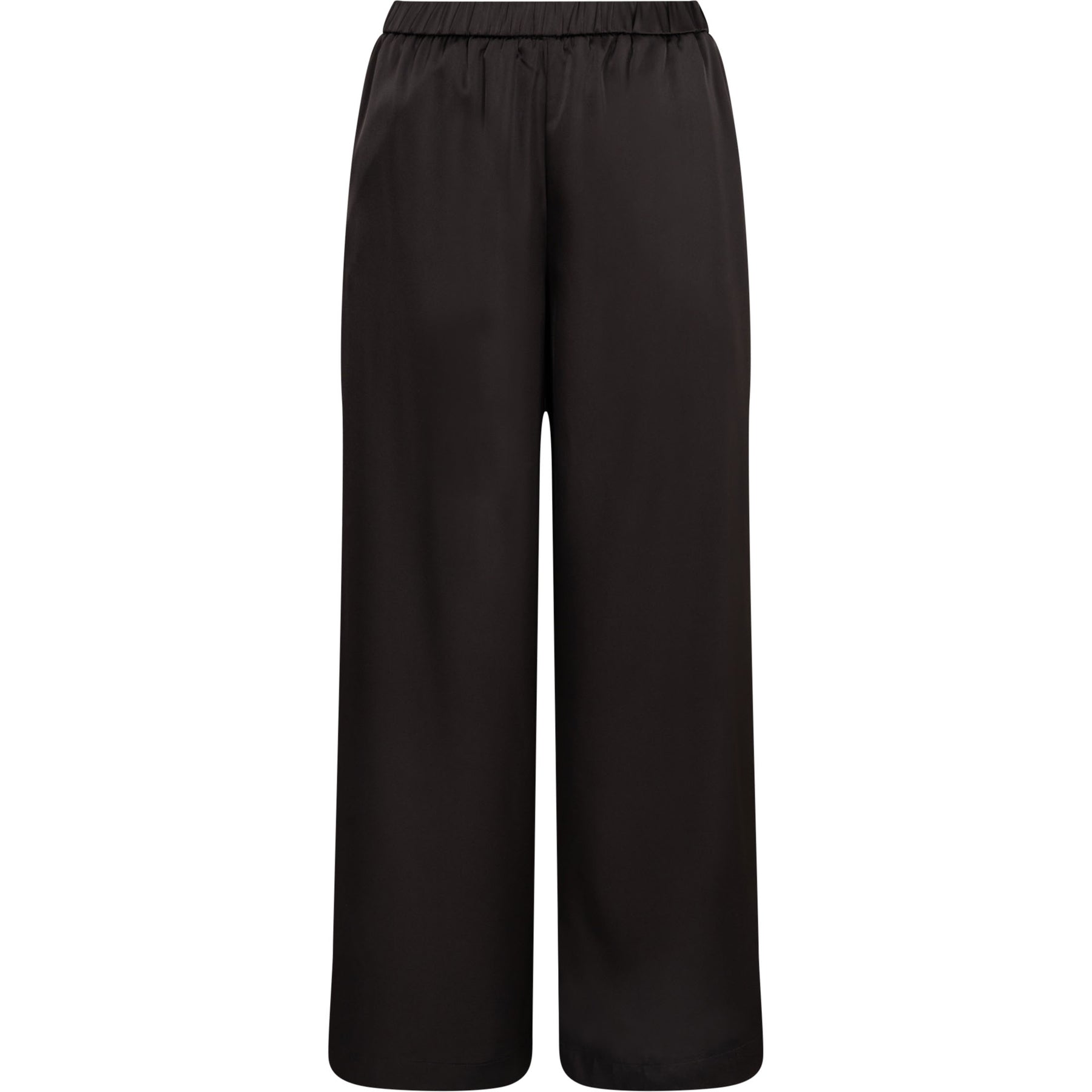 Luna Satin Pant - Black