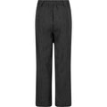 Zoe Herringbone Pant - Black
