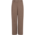 Zoe Herringbone Pant - Brown