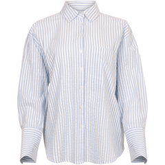 Bibi Crepe Shirt - Soft Blue
