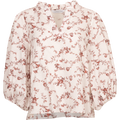 Trinidad Blouse - Red Ornament Print