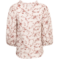 Trinidad Blouse - Red Ornament Print