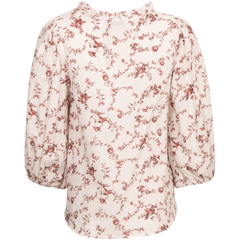 Trinidad Blouse - Red Ornament Print