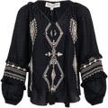 Dyana Embrodery Top - Black