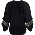 Dyana Embrodery Top - Black