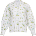 Miriam Blouse - Mint Rose Print