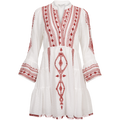 Tasha Embrodery Dress - Red