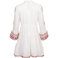 Tasha Embrodery Dress - Red
