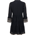 Tasha Embrodery Dress - Black