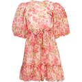 Organza Mini Dress - Pink Daisy
