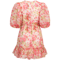Organza Mini Dress - Pink Daisy