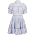 Iro Mini Lace Dress - Light Blue