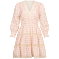 Inez Dress - French Ditsy Pink
