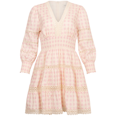 Inez Dress - French Ditsy Pink