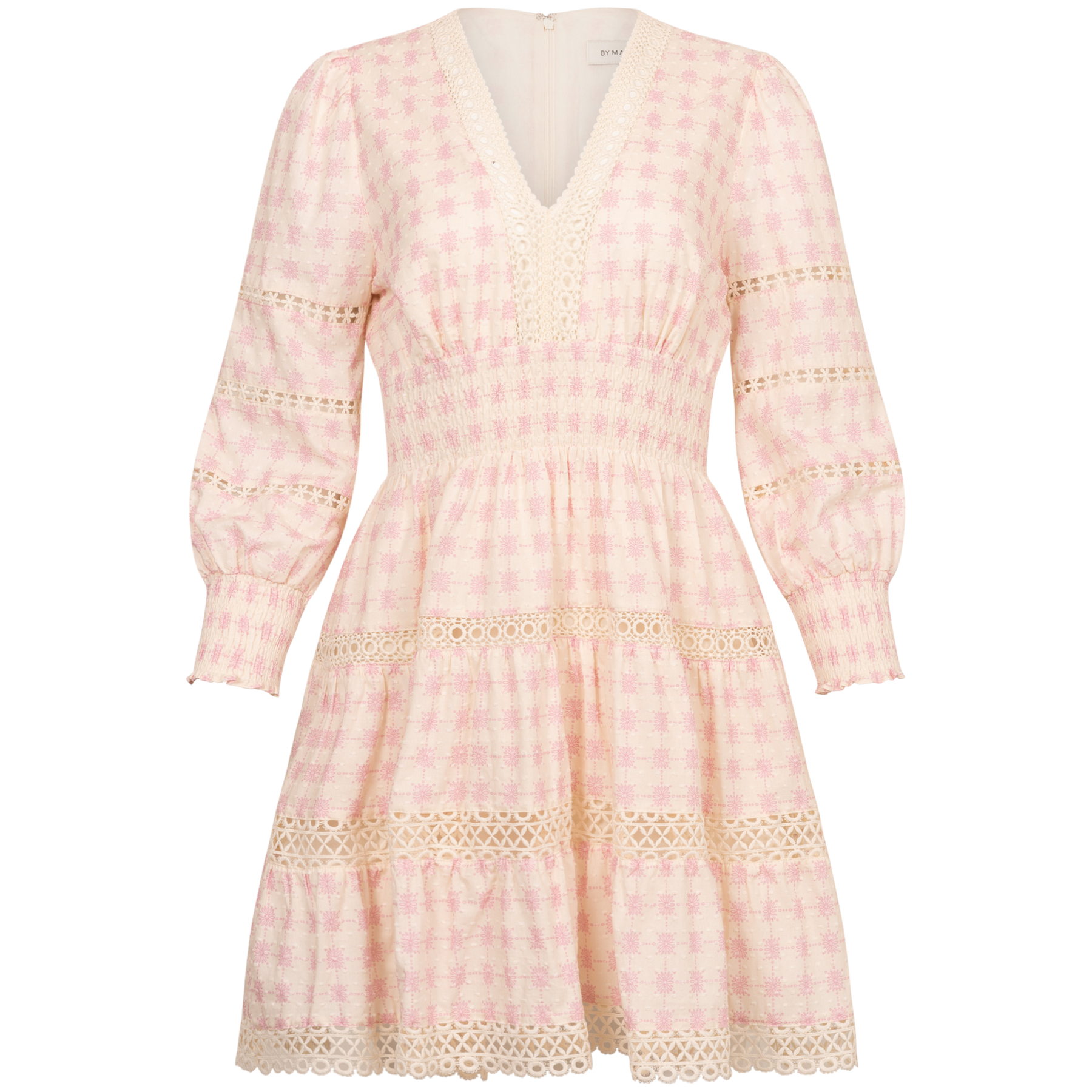 Inez Dress - French Ditsy Pink