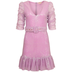 Sequins Mini Dress - Liliac